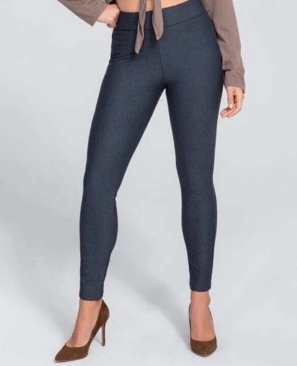 Honeylove EverReady Pants Hidden Smoothing Denim Blue Size Medium